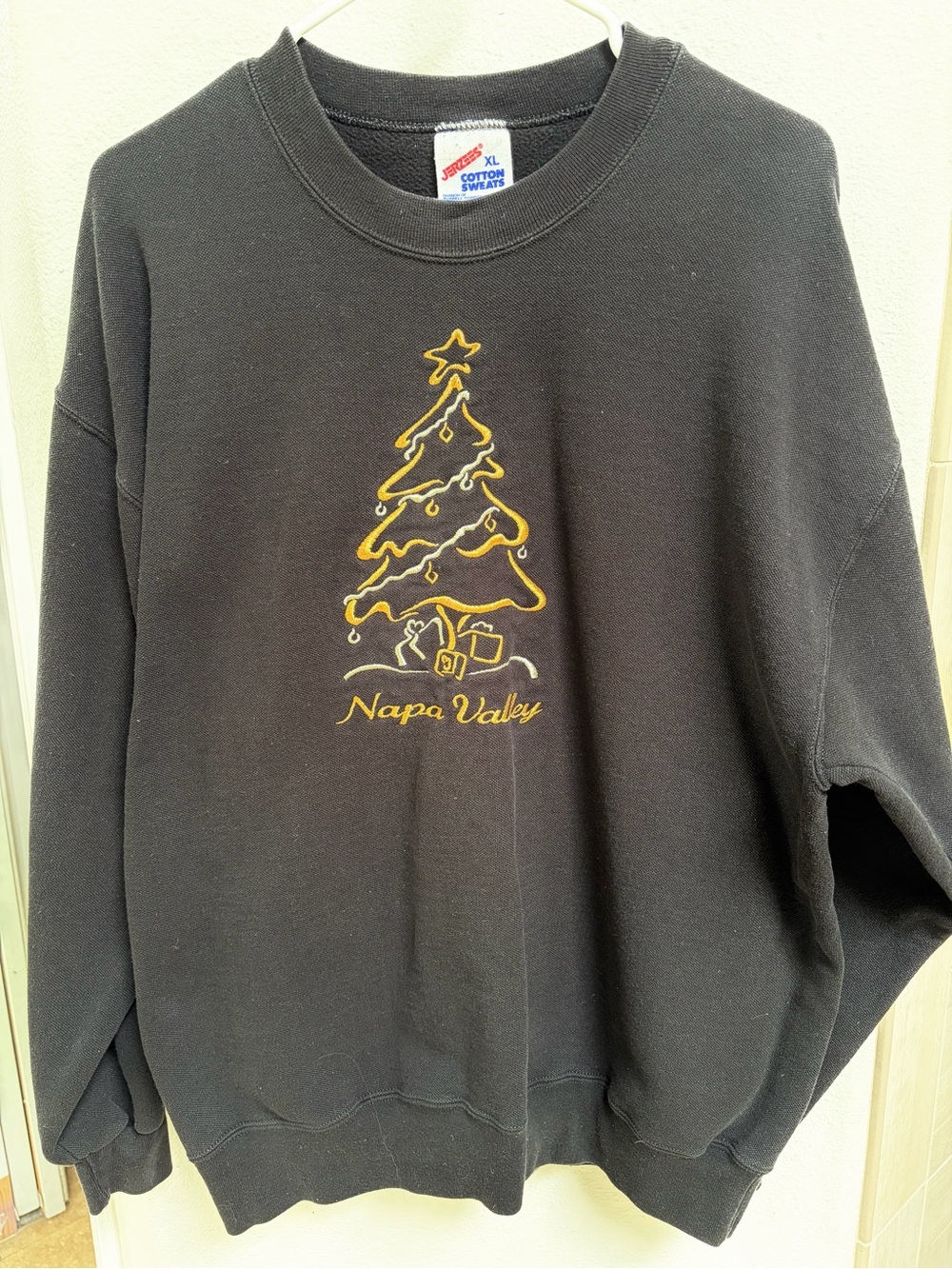 Napa Valley Black Holiday Sweatshirt